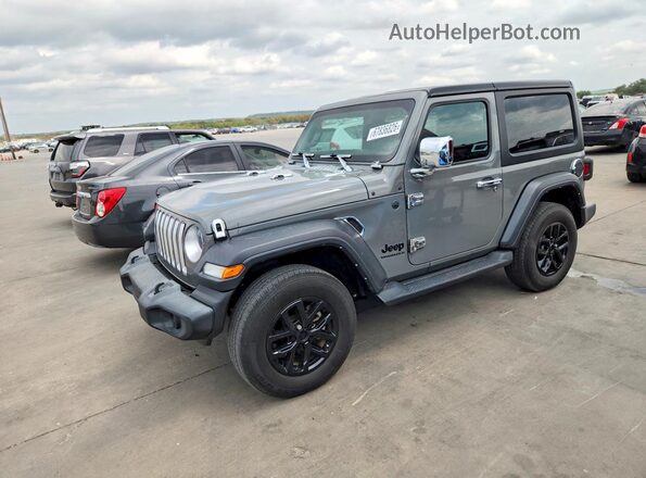 1C4GJXAN0PW639498 2023 JEEP WRANGLER Серый Задняя левая четверть