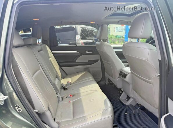 5TDJZRFH2JS906256 2018 TOYOTA HIGHLANDER Зеленый Вид сзади