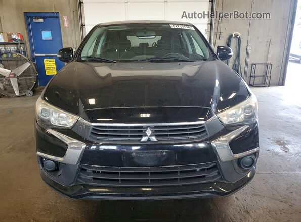 JA4AP3AU3HZ047656 2017 MITSUBISHI OUTLANDER Black Вид ззаду
