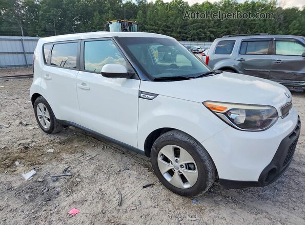 KNDJN2A25G7288326 2016 KIA SOUL Белый Вид спереди