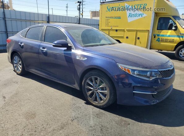5XXGU4L31GG095287 2016 KIA OPTIMA Blue Vista frontal