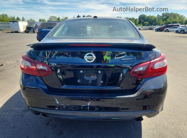 1N4AL3AP6JC255492 2018 NISSAN ALTIMA Black წინა სალონის ხედი