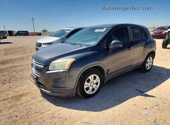 3GNCJKSB1GL158775 2016 CHEVROLET TRAX Gray Tył lewy