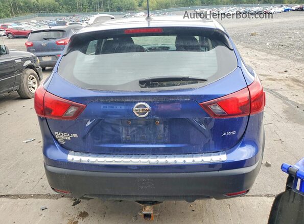 JN1BJ1CR7JW293886 2018 NISSAN ROGUE Blue Вид салону спереду