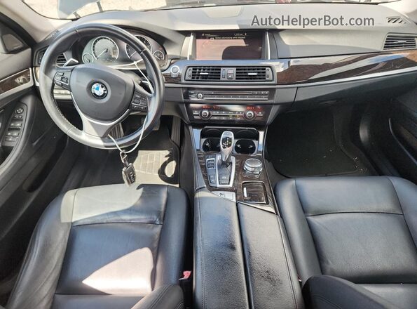WBA5A5C52GG353376 2016 BMW 5 SERIES Black ხელსაწყოთა პანელის ხედი