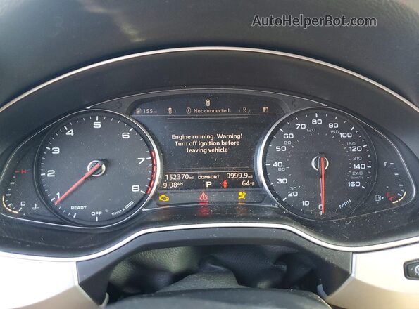 WA1AHAF74HD043911 2017 AUDI Q7 Black Widok tylnych siedzeń