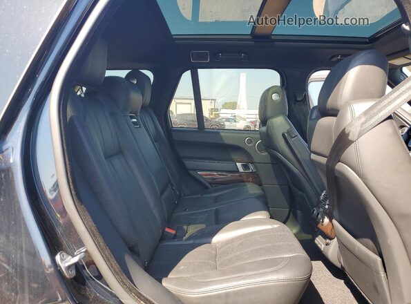 SALGS2PF7GA285582 2016 LAND ROVER RANGE ROVER Blue Vista del compartimento del motor