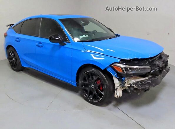 JHMFL4H88SX002154 2025 HONDA CIVIC Blue Հետևի ձախ
