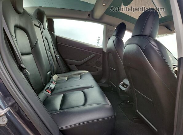 5YJ3E1EB0MF975071 2021 TESLA MODEL Серый Вид задней части салона