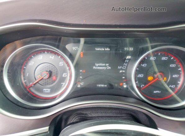 2C3CDXBG1KH717675 2019 DODGE CHARGER Silver Вид задніх сидінь