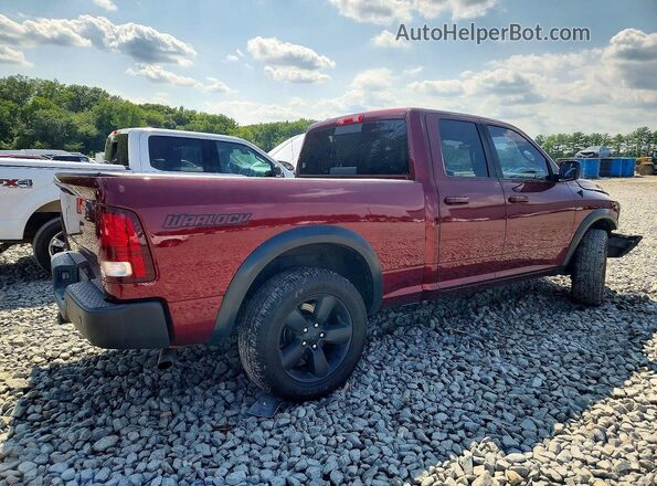 1C6RR7GG7KS717504 2019 RAM 1500 Burgundy Передня права чверть