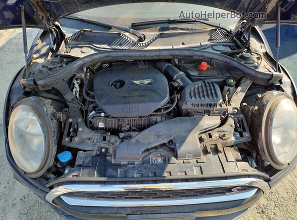 WMWLU5C54H2E82364 2017 MINI COOPER Blue Vista del compartimento del motor