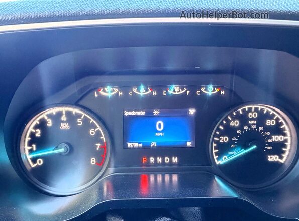 1FTFW1E59NFA51584 2022 FORD F150 White Vista del cuadro de instrumentos