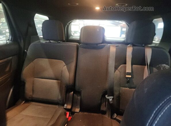 1FM5K8D84JGC78466 2018 FORD EXPLORER Black Vista interior trasera