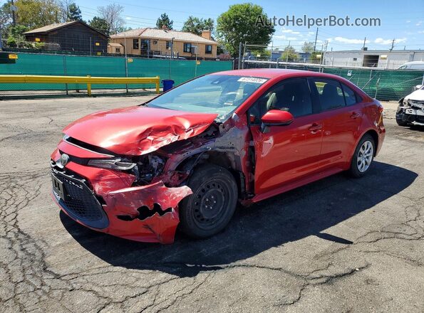 JTDEPRAE9LJ040107 2020 TOYOTA COROLLA Red Rear left