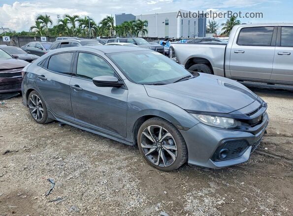 SHHFK7H40KU414905 2019 HONDA CIVIC Серый Вид спереди