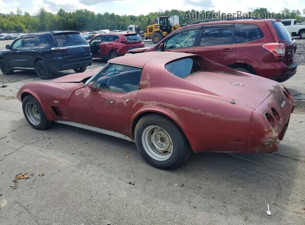 1Z37L7S432548 1977 CHEVROLET CORVETTE Красный Задняя правая четверть