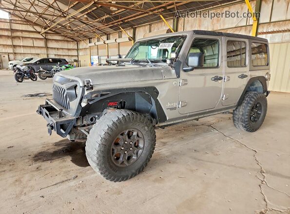 1C4HJXDG7JW108629 2018 JEEP WRANGLER Silver Tył lewy