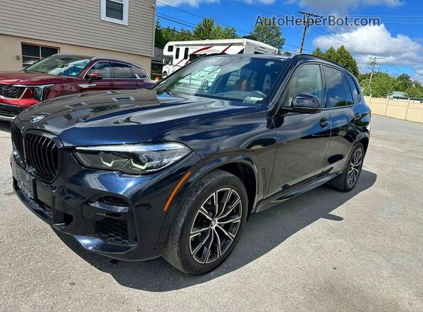 5UXCR6C07N9K88781 2022 BMW X5 Black Tył lewy