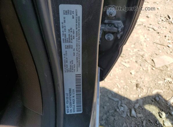 1C6SRFHPXTN236950 2026 RAM 1500 Угольный Вид наклейки с VIN-кодом