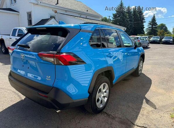 2T3F1RFV1KW022148 2019 TOYOTA RAV4 Синий Передняя правая четверть