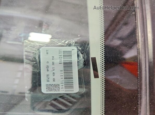 1N4BL4BV8RN436701 2024 NISSAN ALTIMA White Widok wnętrza 360 stopni