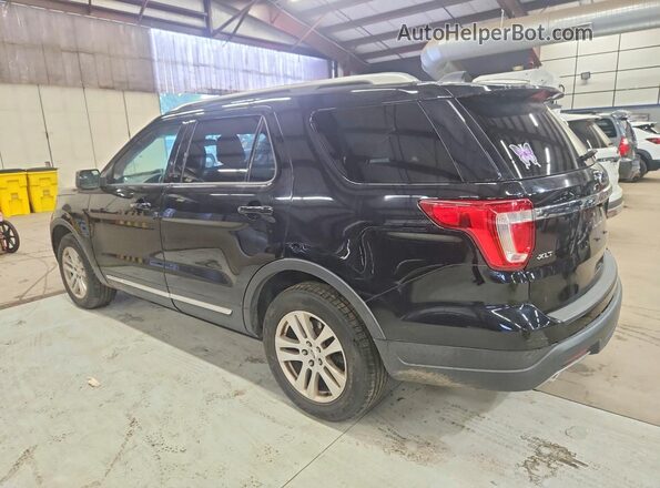 1FM5K8D84JGC78466 2018 FORD EXPLORER Black Trasero derecho