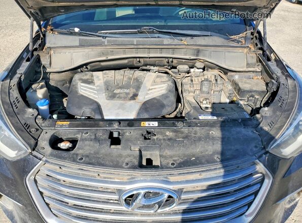 KM8SMDHFXHU176728 2017 HYUNDAI SANTA Black Widok naklejki z numerem VIN