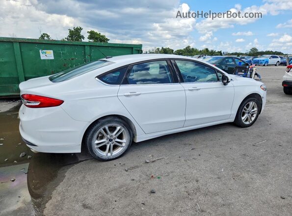 3FA6P0H76JR226378 2018 FORD FUSION White Przód prawy