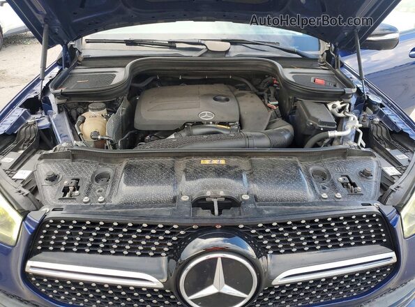 4JGFB4JB5MA516104 2021 MERCEDES-BENZ GLE Blue Widok naklejki z numerem VIN