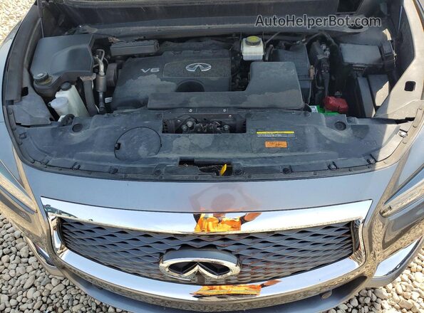5N1DL0MM9KC558366 2019 INFINITI QX60 Charcoal Widok naklejki z numerem VIN