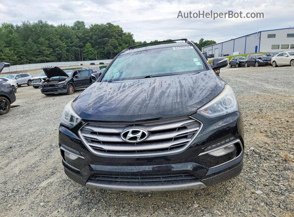 5XYZU3LB7HG393219 2017 HYUNDAI SANTA Black Вид ззаду
