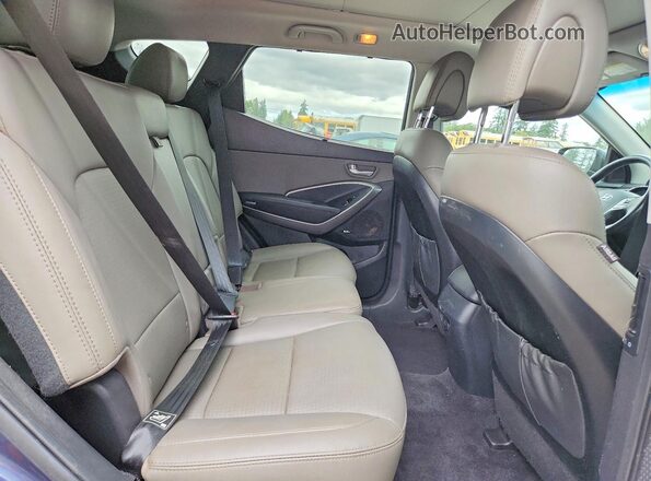 5XYZWDLA6GG354353 2016 HYUNDAI SANTA Charcoal ძრავის განყოფილების ხედი