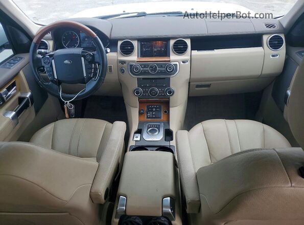 SALAC2V69GA820126 2016 LAND ROVER LR4 White Vista del cuadro de instrumentos