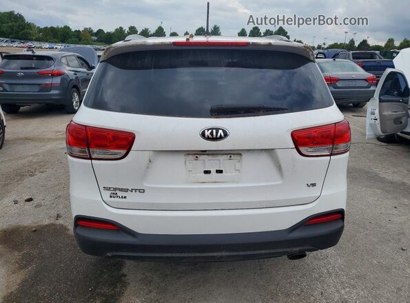 5XYPGDA57HG209043 2017 KIA SORENTO Белый Вид салона спереди