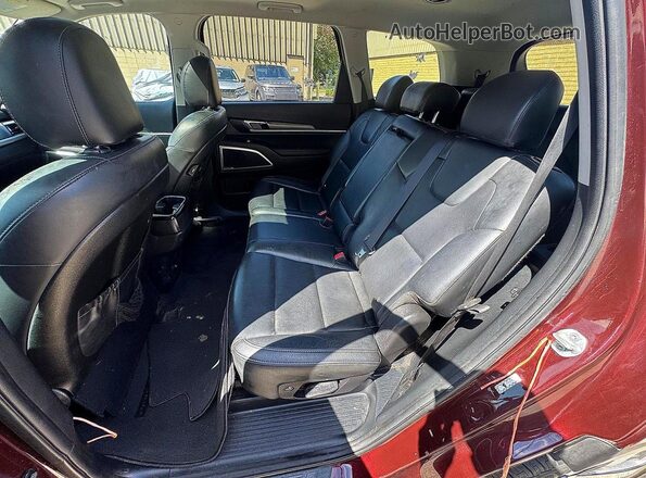 5XYP6DHC4LG055973 2020 KIA TELLURIDE Бордовый Вид салона спереди