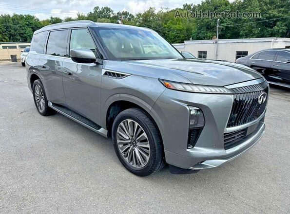 JN8AZ3DB3S9402007 2025 INFINITI QX80 Silver Вид спереду