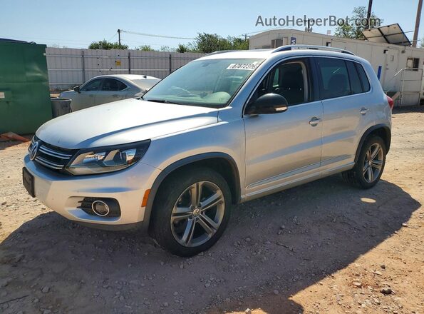 WVGUV7AX4HK018357 2017 VOLKSWAGEN TIGUAN Silver Rear left