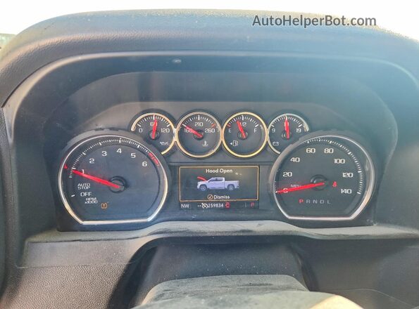 3GCPWCED7KG148459 2019 CHEVROLET SILVERADO Gray უკანა სავარძლების ხედი