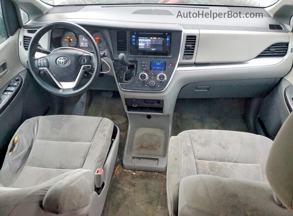 5TDZK3DC1GS748352 2016 TOYOTA SIENNA White Instrument cluster view