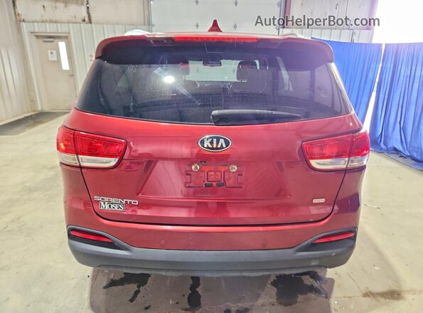 5XYPGDA30HG267722 2017 KIA SORENTO Red Front interior view