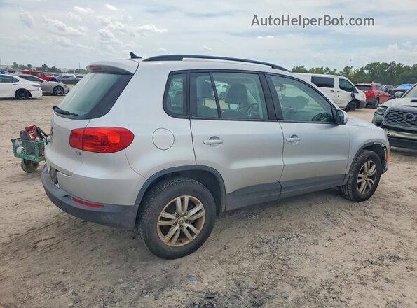 WVGAV7AX2HW507657 2017 VOLKSWAGEN TIGUAN Серебряный Передняя правая четверть