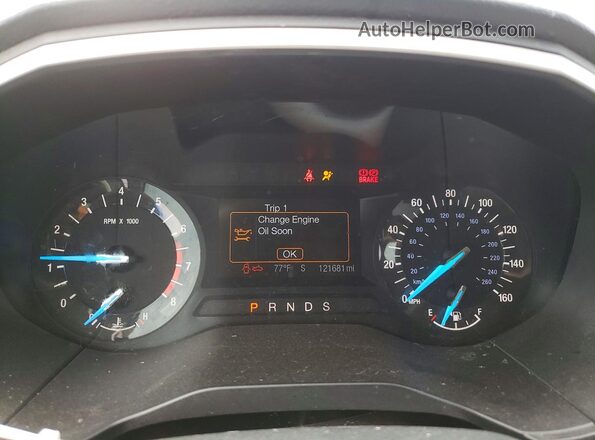 2FMPK3J94GBC52975 2016 FORD EDGE Black უკანა სავარძლების ხედი