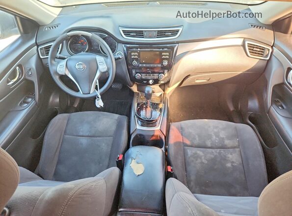 KNMAT2MT1GP679886 2016 NISSAN ROGUE Black ხელსაწყოთა პანელის ხედი