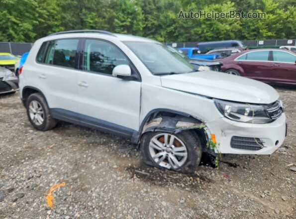 WVGBV7AX1GW613987 2016 VOLKSWAGEN TIGUAN White Widok z przodu