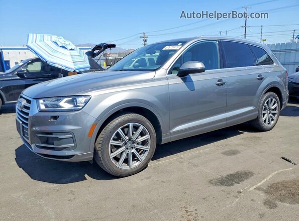 WA1AAAF77HD031773 2017 AUDI Q7 Gray Trasero izquierdo