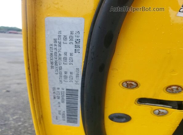 2C3CDZAG1HH503050 2017 DODGE CHALLENGER Yellow VIN sticker view