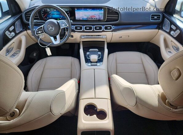 4JGFF5KE4LA095834 2020 MERCEDES-BENZ GLS White Instrument cluster view