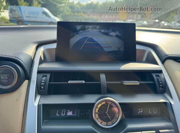 JTJBARBZ9G2081923 2016 LEXUS NX Maroon VIN კოდის სტიკერის ხედი
