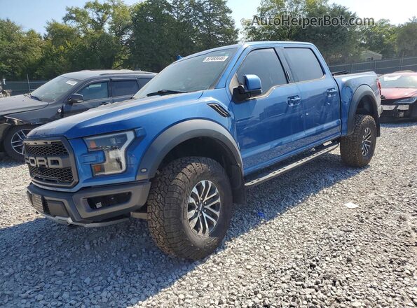 1FTFW1RG5KFA62332 2019 FORD F150 Blue Задня ліва чверть